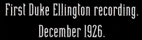 First Duke Ellington Recording December 1926 - Classic Shaker Co. - cocktailshaker.com